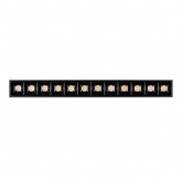 Светильник Arlight MAG-LASER-45-L320-12W Warm3000 (BK, 15 deg, 24V)