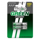 Аккумулятор Трофи AAA HR03 1.2V 650mAh Ni-Mh (упаковка 2шт) 5055945541113