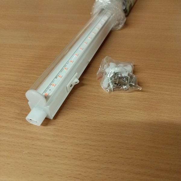 Светодиодный светильник для растений FL-LED T4 20W PLANTS 220V, без сетевого шнура