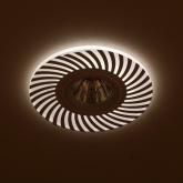 Встраиваемый светильник ЭРА DK LD32 WH декор c LED подсветкой MR16 220V max 11W белый 5056183763626