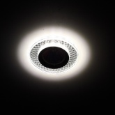 Встраиваемый светильник ЭРА DK LD43 SL 3D декор c LED подсветкой MR16 зеркальный 5056183763855