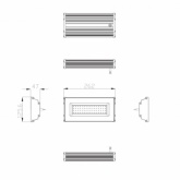 Светильник светодиодный подвесной ЭРА SPP-403-0-50K-050 50W 5000K 5000Lm IP65 263x119x33mm 099021
