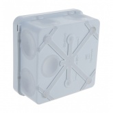 Коробка распределительная Промрукав 80х80х40 безгалогенная стойкая к УФ серая [упак. 132шт] IP66