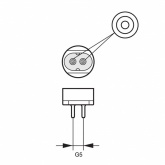 Люминесцентная линейная лампа TL5 HE 14W/830 3000K G5 549mm Philips