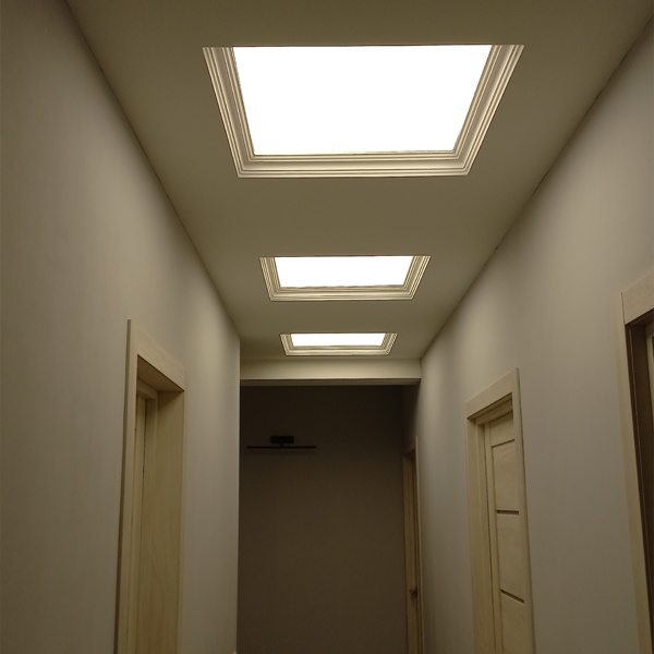 Встраиваемый потолочный светильник светодиодный квадратный 595*595 для подвесного потолка армстронг 600*600