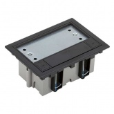 Люк Simon SF170-14 на 1 S-модуль (2 модуля 45х45мм) 170х115мм глубина 70-100мм графит