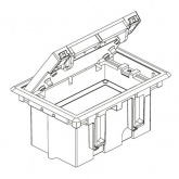 Люк Simon SF170-14 на 1 S-модуль (2 модуля 45х45мм) 170х115мм глубина 70-100мм графит