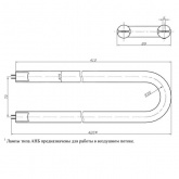 Лампа амальгамная НПО ЛИТ АНБ 170/70-П1 145W 2.0A