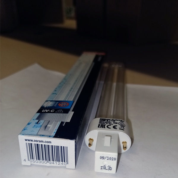 Лампа бактерицидная HNS S 11W 2P G23 (ДКБ-11) Осрам специальная безозоновая, для кварцевания, защита от вируса