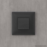 Вывод кабеля из стены DKC Avanti, черный матовый