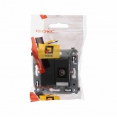 Розетка TV DKC Avanti одиночная в стену, черный матовый