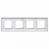 Рамка 8 модуля DKC Avanti, закаленная сталь