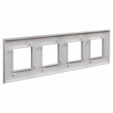 Рамка 8 модуля DKC Avanti, закаленная сталь