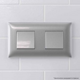 Рамка 4 модуля DKC Avanti, закаленная сталь