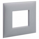 Рамка 2 модуля DKC Avanti, закаленная сталь