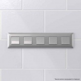 Рамка 10 модуля DKC Avanti, закаленная сталь