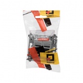 Телефонная розетка RJ-12 Avanti в стену двойная закаленная сталь