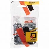 Переключатель одноклавишный в стену DKC Avanti, закаленная сталь