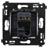 Выключатель одноклавишный в стену DKC Avanti, закаленная сталь