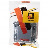 Выключатель одноклавишный в стену DKC Avanti, закаленная сталь