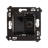 Розетка TV DKC Avanti одиночная в стену, черный квадрат