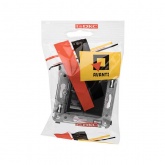 Компьютерная розетка RJ-45 в стену DKC Avanti кат.5e одинарная, черный квадрат