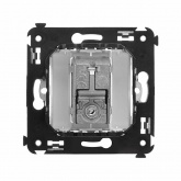 Розетка TV DKC Avanti проходная в стену, белое облако