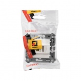 Компьютерная розетка RJ-45 в стену DKC Avanti кат.5e одинарная, белое облако