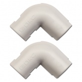 Колено DKC открывающееся 90 град. 16 мм серый IP40