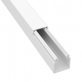 Кабель-канал DKC мини TMC 15х17 без перегородки белый (кабельный короб)