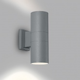 Светильник светодиодный уличный настенный Feron DH0706 2x10W 3000K 230V 1600Lm IP54 серый