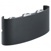 Светильник светодиодный уличный настенный 80 572 NOF-D-W-006-01 6W 3000K 510Lm черный алюминий