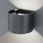 Светильник светодиодный уличный настенный 80 582 NOF-D-W-009-01 6W 3000K 340Lm черный алюминий