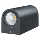 Светильник светодиодный уличный настенный 80 598 NOF-D-W-014-01 10W 3000K 570Lm черный алюминий