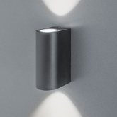 Светильник светодиодный уличный настенный 80 598 NOF-D-W-014-01 10W 3000K 570Lm черный алюминий