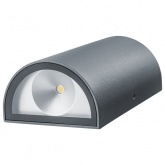 Светильник светодиодный уличный настенный 80 615 NOF-D-W-019-02 6W 3000K 350Lm серый алюминий