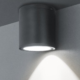 Светильник светодиодный уличный настенный 80 637 NOF-D-W-027-02 7W 3000K 690Lm серый алюминий