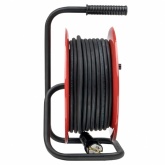 Удлинитель на катушке EKF Гефест 2.0, 4 гнезда с/з 20м предохранитель КГ 3*2,5 16А/3,5кВт IP44