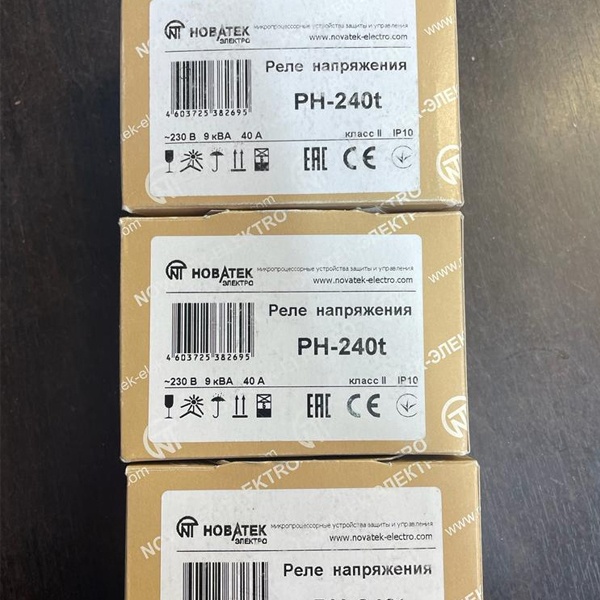 Реле напряжения РН-240t Новатек-Электро
