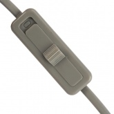 Сетевой шнур KF-HK-1 230V 1.9м (с выключателем) серый