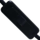 Сетевой шнур KF-HK-1 230V 1.9м (с выключателем) черный