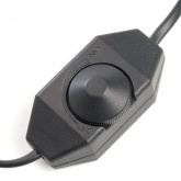 Сетевой шнур Feron DM103-200W 230V 1,5+0,5м (с диммером) черный