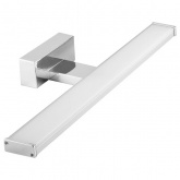 Светодиодная подсветка AL5080 для зеркал 8W 4000K в алюминиевом корпусе IP44 хром, 400x120x40mm