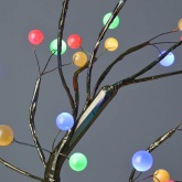 Светодиодная новогодняя фигура ЭРА ЕGNID - 36M дерево с разноцветными жемчужинами 36 LED