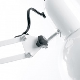 Светильник под лампу Feron DE1430 60W, 230V, патрон E27 на струбцине, белый, складной