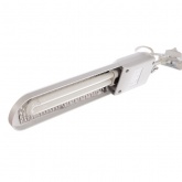 Светильник настольный Дельта ФДБ13-11-001 с лампой 11W 4000K 2G7 на пластмассовой струбцине, белый