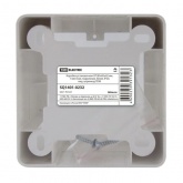 Коробка установочная TDM для накладного монтажа 85х85х42мм 1-местная подъемная белая IP20