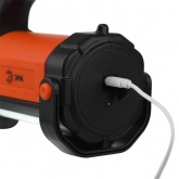 Фонарь светодиодный ЭРА PA-606 прожектор АЛЬФА, аккумуляторный 5W, литий, поворотная ручка