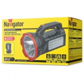 Фонарь Navigator 14 672 NPT-SP27-ACCU Прожектор/Кемпинг 1LED 3W+24LED 3W аккумулятор 4.4V 3Ah