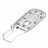 Консольный светодиодный светильник LEDVANCE ECO CLASS AREA SPD 45W 4000К GR 5700Lm IP66 (ДКУ-45Вт)